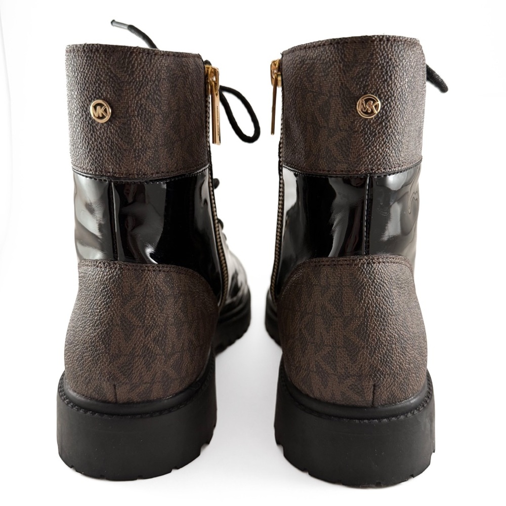 MICHAEL Michael Kors Women's Alistair Lace-Up Lug Sole Combat Booties - Picture 5 of 12